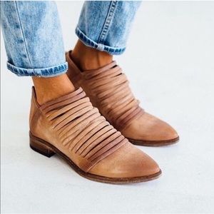 Free People lost velvet booties boots shoes